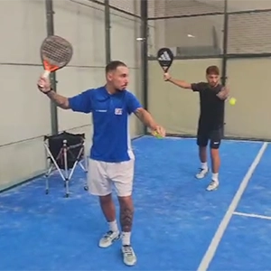 Sylvain G. joueur de padel à Clermont-Ferrand, parti en stage padel à Pampelune